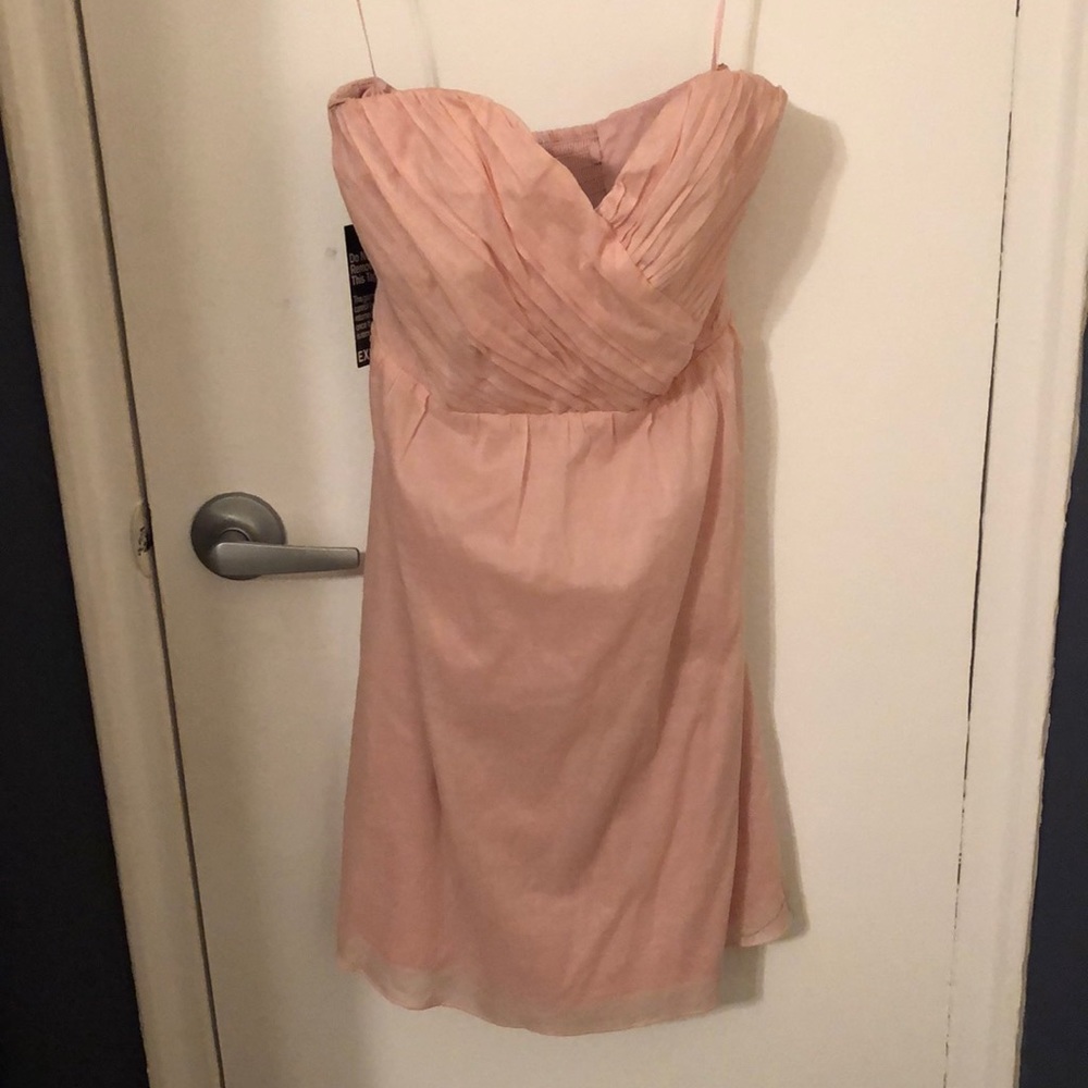 Express light pink mini dress
